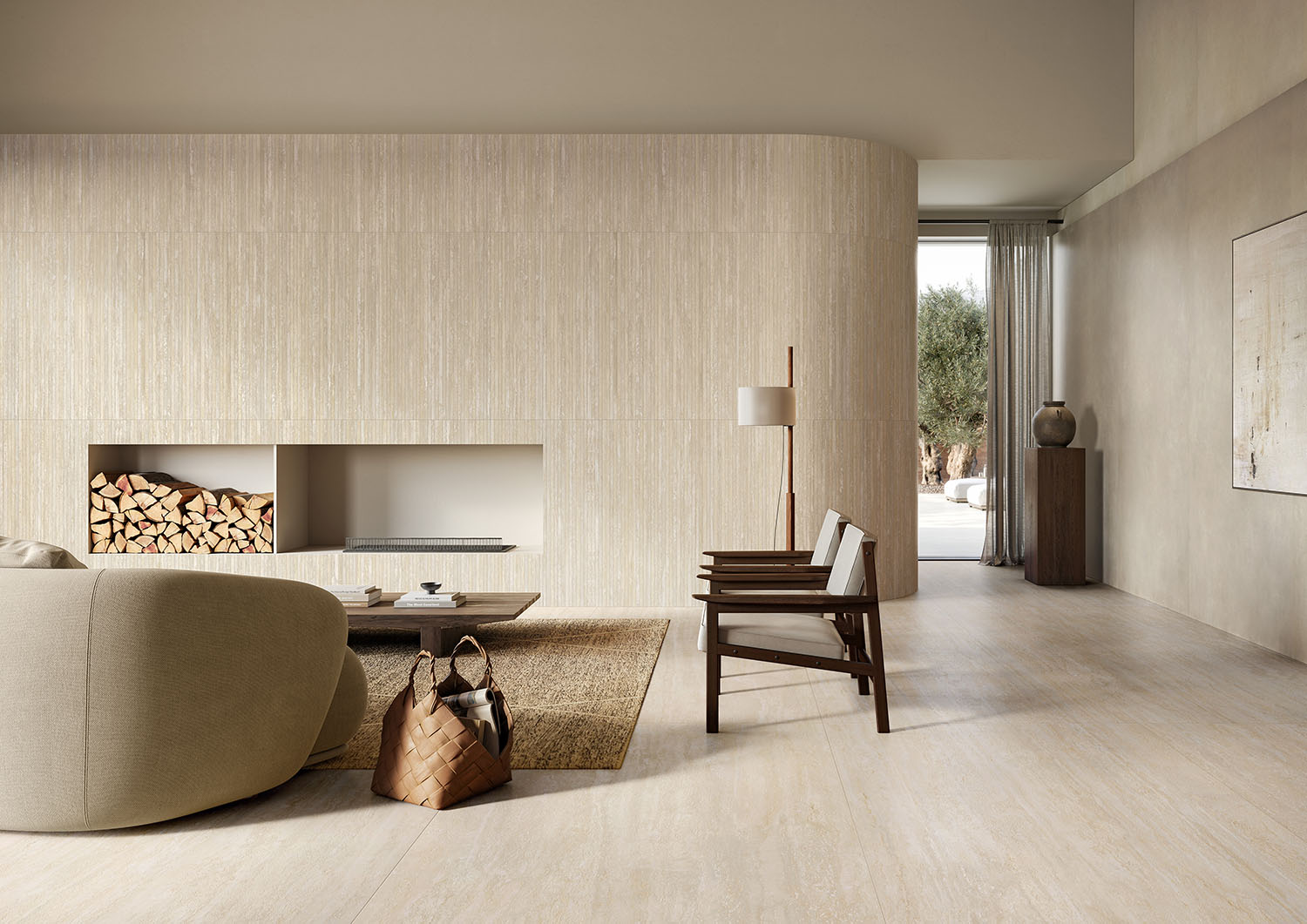 Travertin-Optik Fliesen