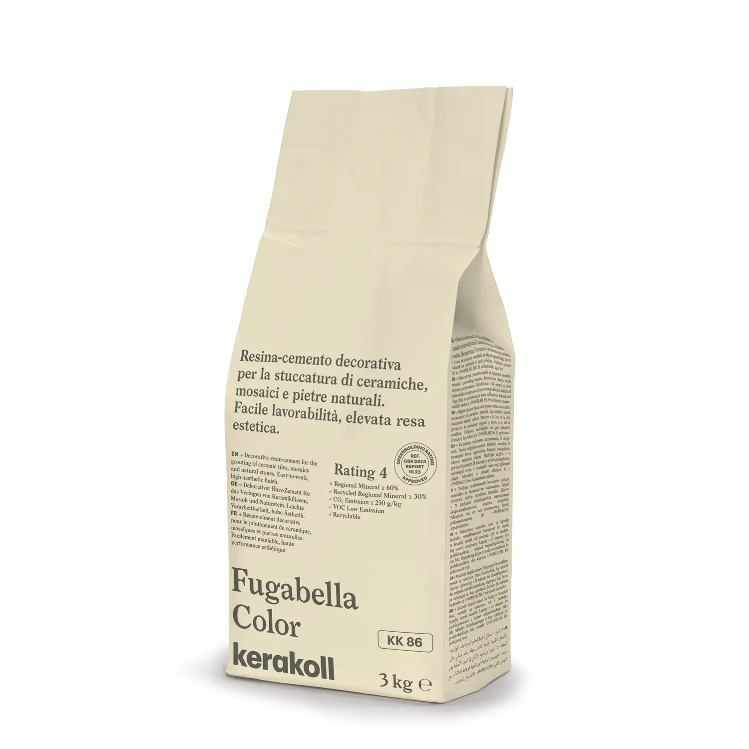 Kerakoll Fugabella KK86 Fugenmörtel Fuge 3 kg Vanille