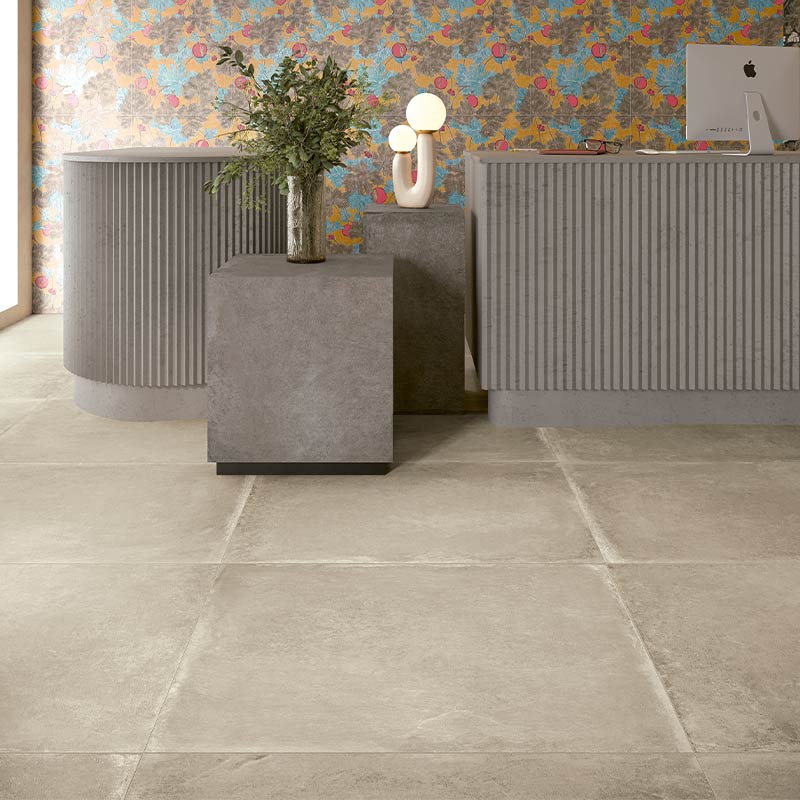 Serenissima Materica Ecru 100 x 100 cm Bodenfliese