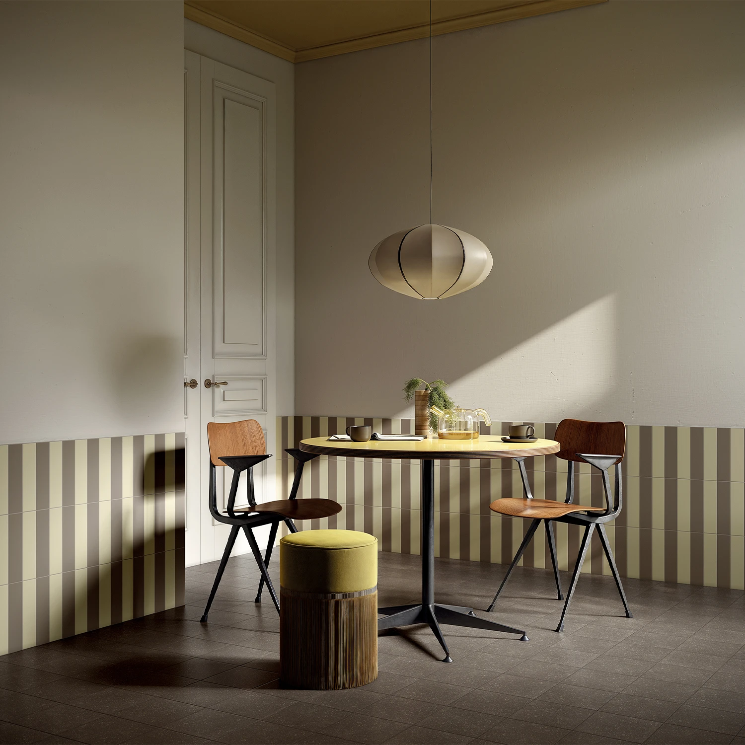 Fliese CIR Forever Color Matte Finish Yellow 6 x 25 cm