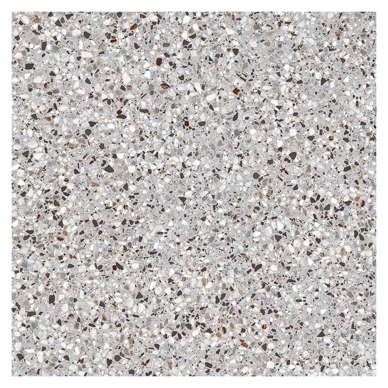 Terrazzo Beton Fliese Kado Smoke Flakes 90 x 90 cm