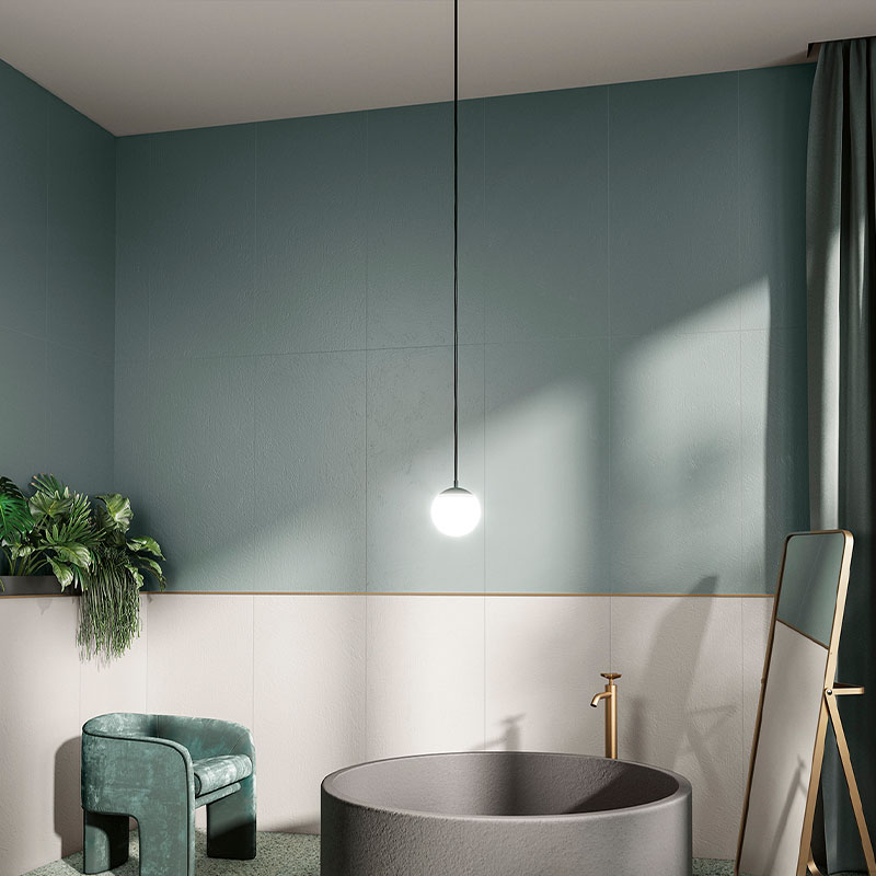 Betonoptik Fliese CIR Chromagic Sage and Butter 60 x 120 cm