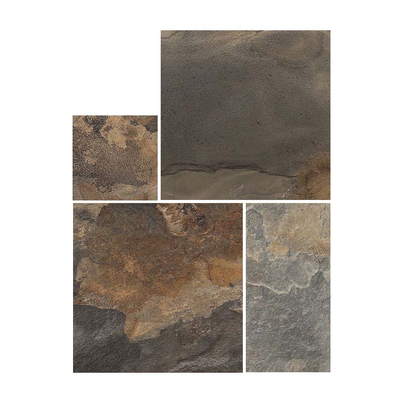 Römischer Verband Schieferoptik Slate Natural B