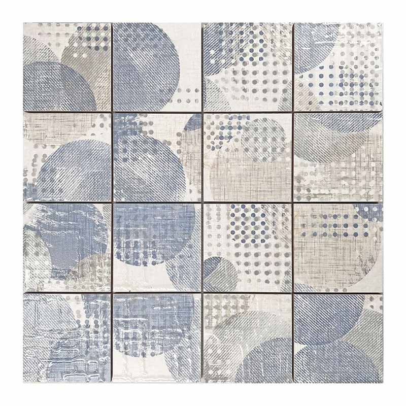 Casa Perla-1 azzurro 7,5 x 7,5 cm Mosaikfliesen