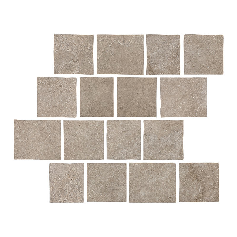 CIR Di Pietra Runi Tortora Mosaico Pave Mosaikfliesen