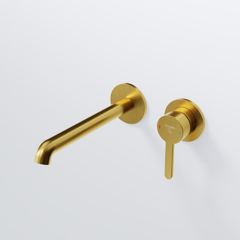 Steinberg Serie 341 Wand-Waschtisch-Einhebelmischer