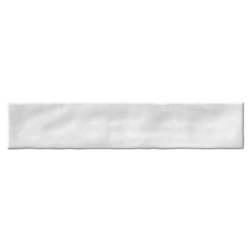 Wandfliese Brick Mahi White 5 x 25 cm