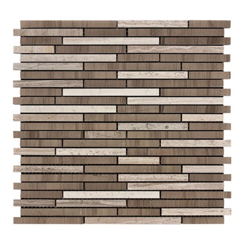 Brick Mix-BL satinato 1 cm Muretto Brick Mosaikfliesen