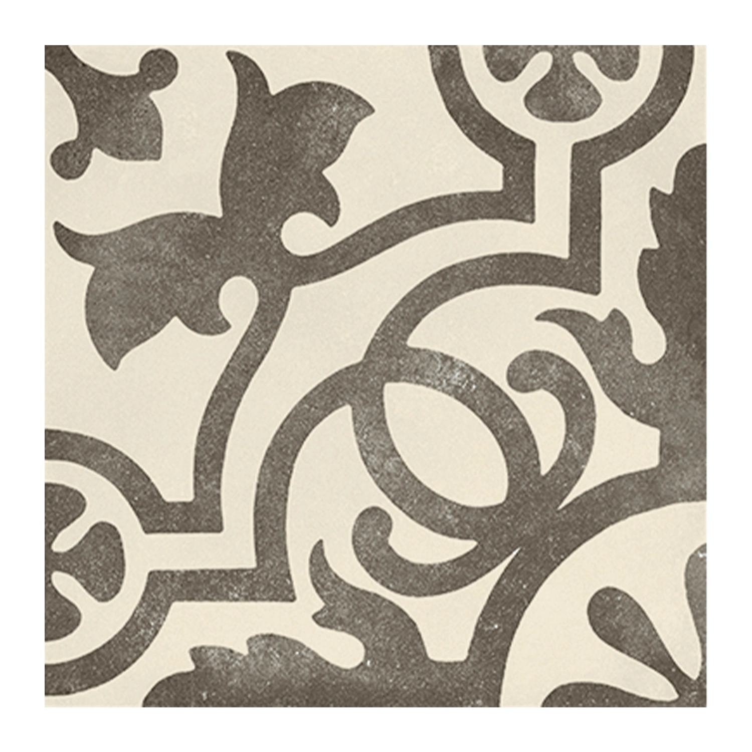 Jugendstil Fliese Design Evo Palazzo Ducale B&W X 20 x 20 cm