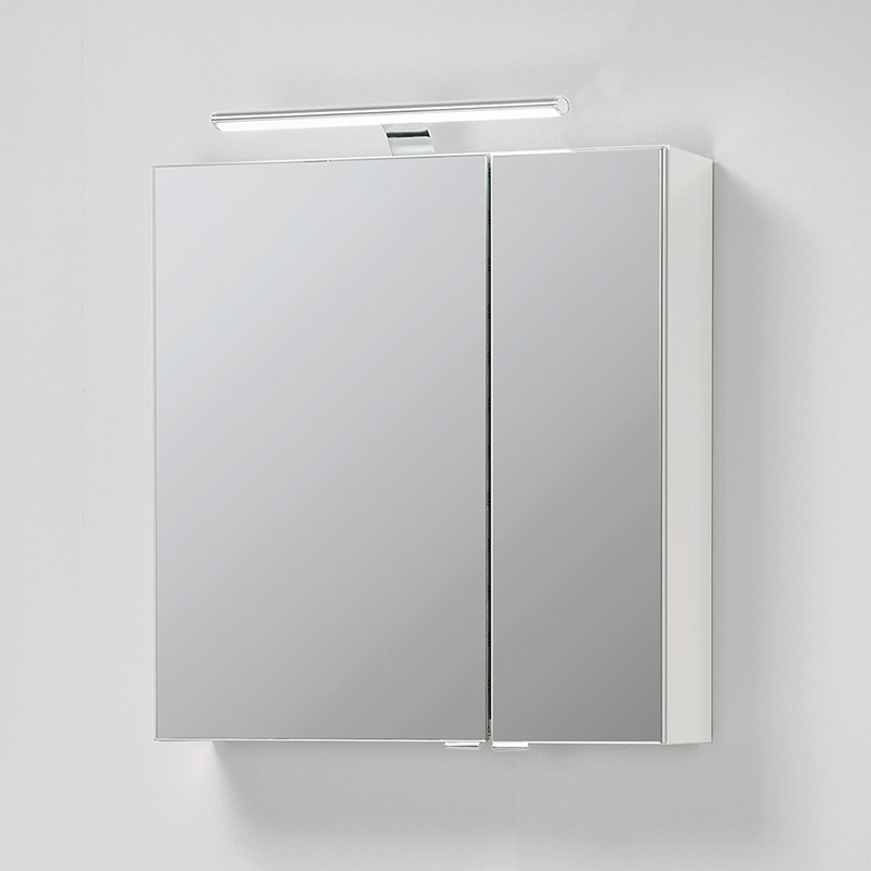 Laguna kera home Spiegelschrank 2-türig mit LED Aufbauleuchte