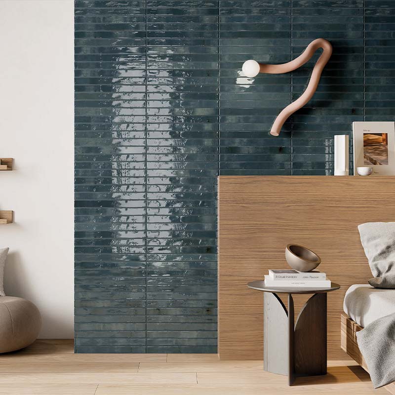 Fliese Colors Blue Brick 4,8 x 45 cm