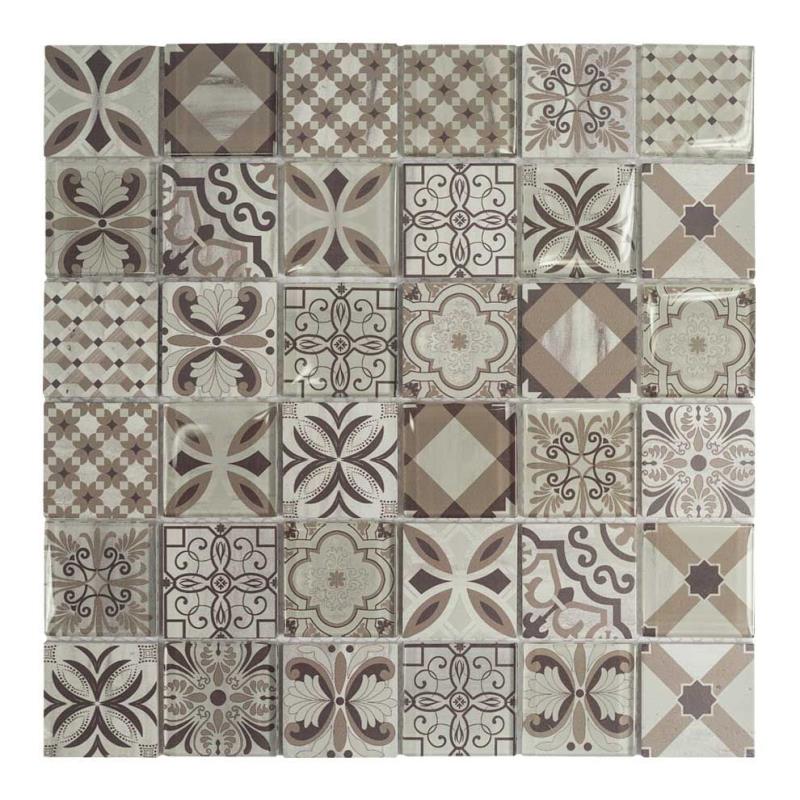 Modo Patchwork-2 beige 4,8 x 4,8 cm Mosaikfliesen