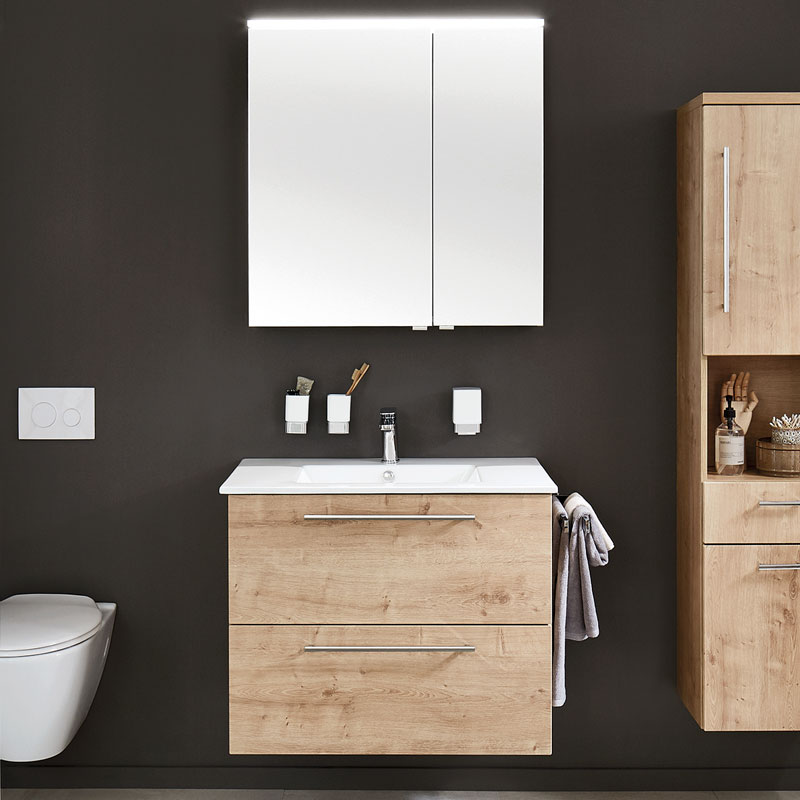 Laguna Feo Spiegelschrank mit 2 Türen 80 cm