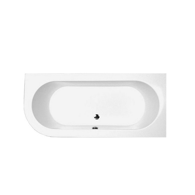 Caribia Ovalnova Oval Badewanne 180 x 80 x 45 cm Rechts