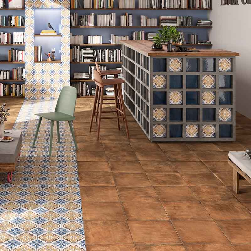 Cotto Bodenfliese Etrusche Toscana 40,6 x 40,6 cm