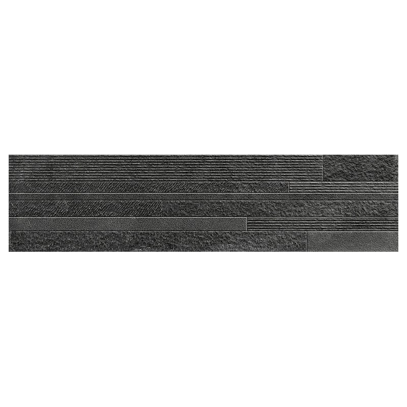 Serenissima Materica Nero Brick Mix 30 x 120 cm Dekor