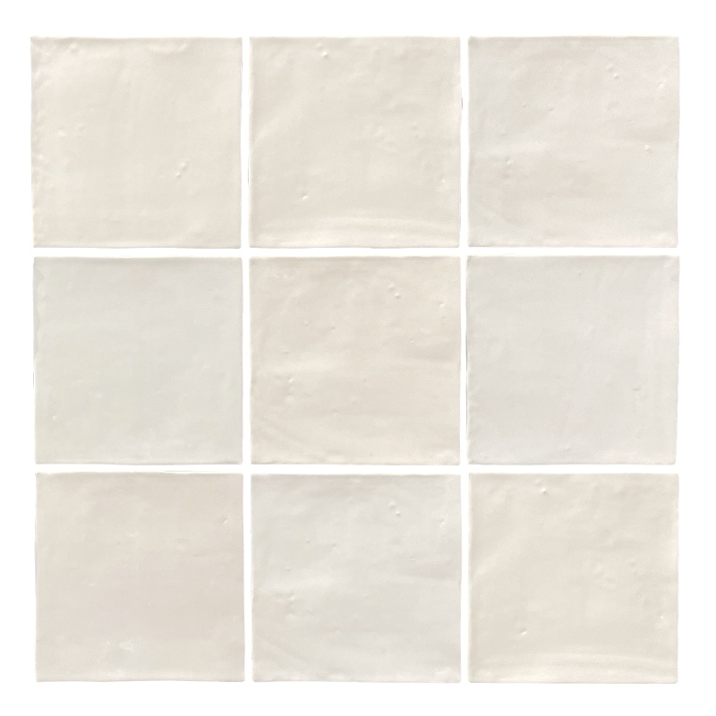 wow zellige white matt Wandfliese 12,5 x 12,5 cm