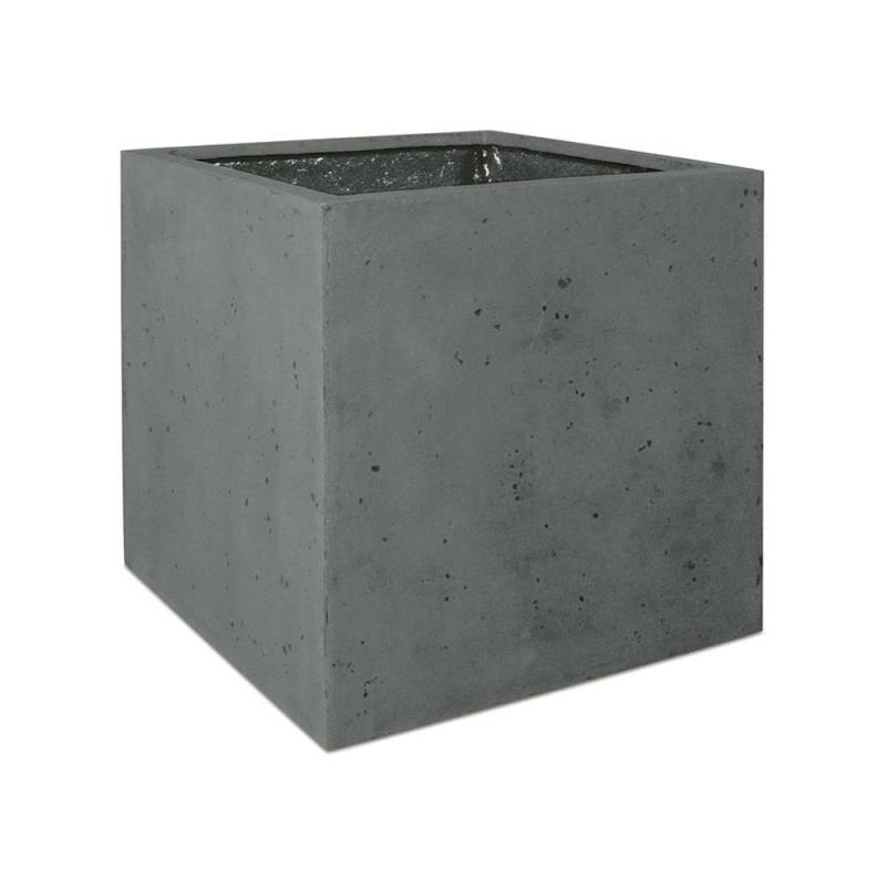 Pflanzkübel fleur ami Polystone Square 50x50 cm H 50 cm grau