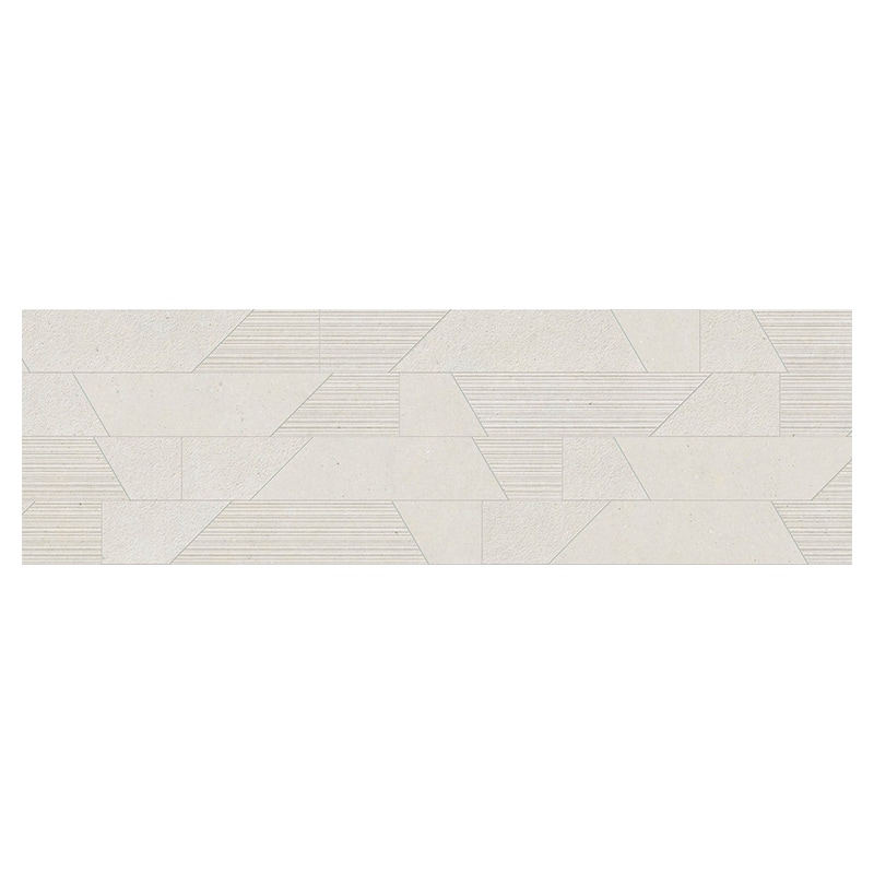 Italgraniti Silver Grain White Listello Mix Argento 20 x 120 cm Wandfliese