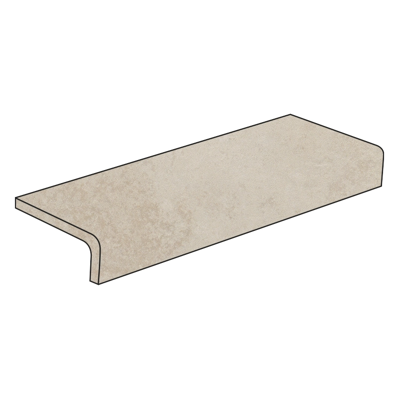 Cotto-Optik Winkel Stufe Italica Terra Mista 10 x 40 x 4 cm