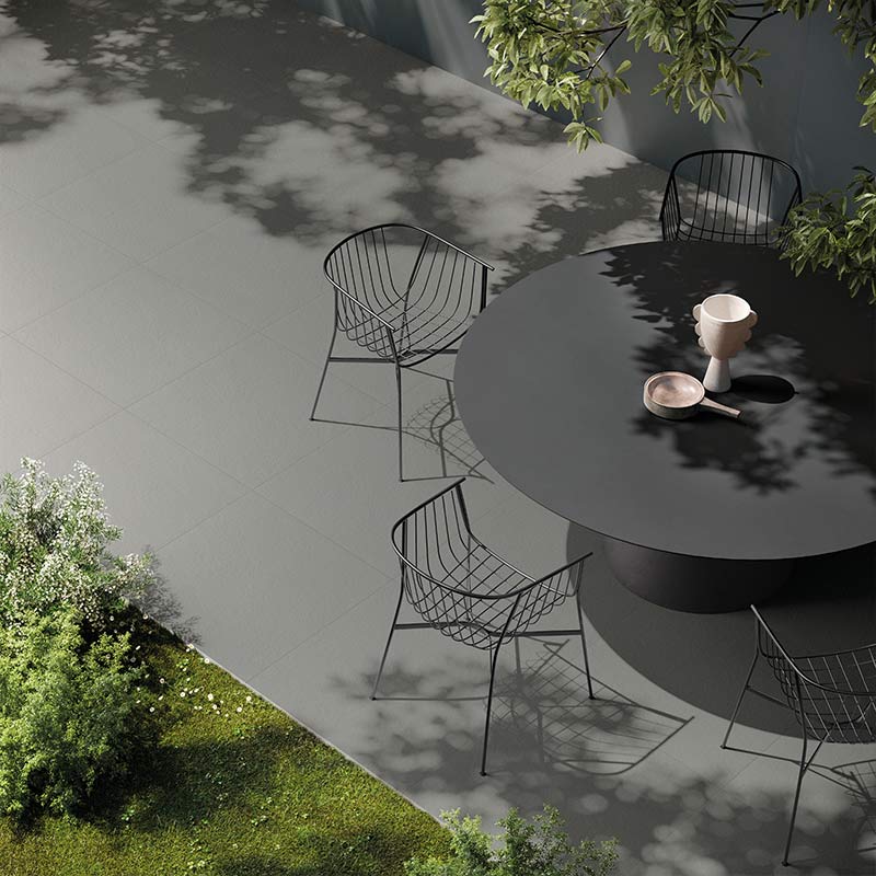 Italgraniti Nuances Antracite Terrassenplatte 80 x 80 cm