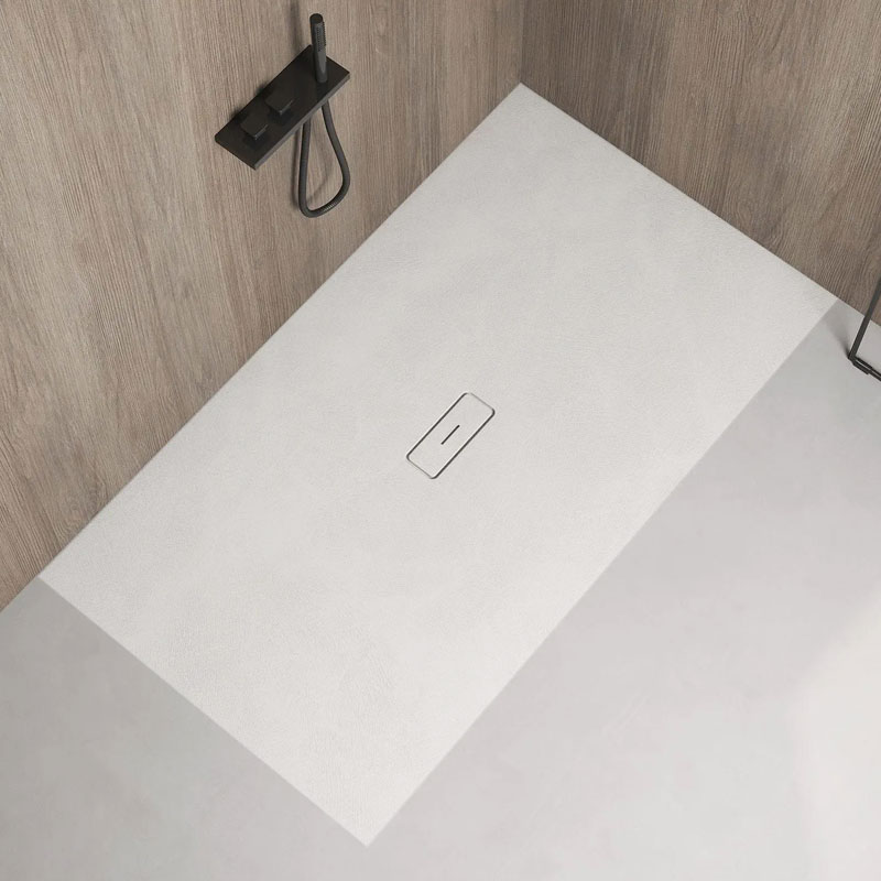 Hidrobox Arq Kromat Duschfläche 100 cm x 160 cm Bianco