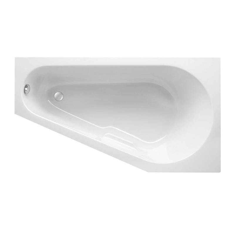 Mauersberger Stricta Raumspar Badewanne 160 x 90 x 45 cm Links