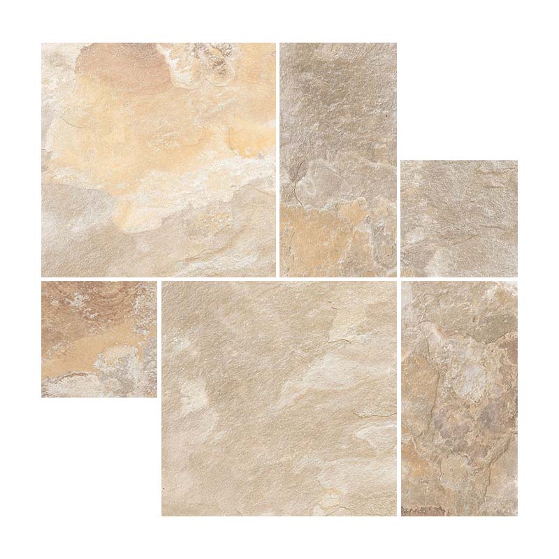 Römischer Verband Schieferoptik Slate Gold A