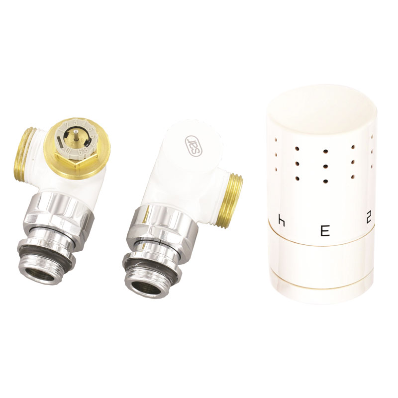 Corpotherma Thermostatventil-Set Winkeleckform