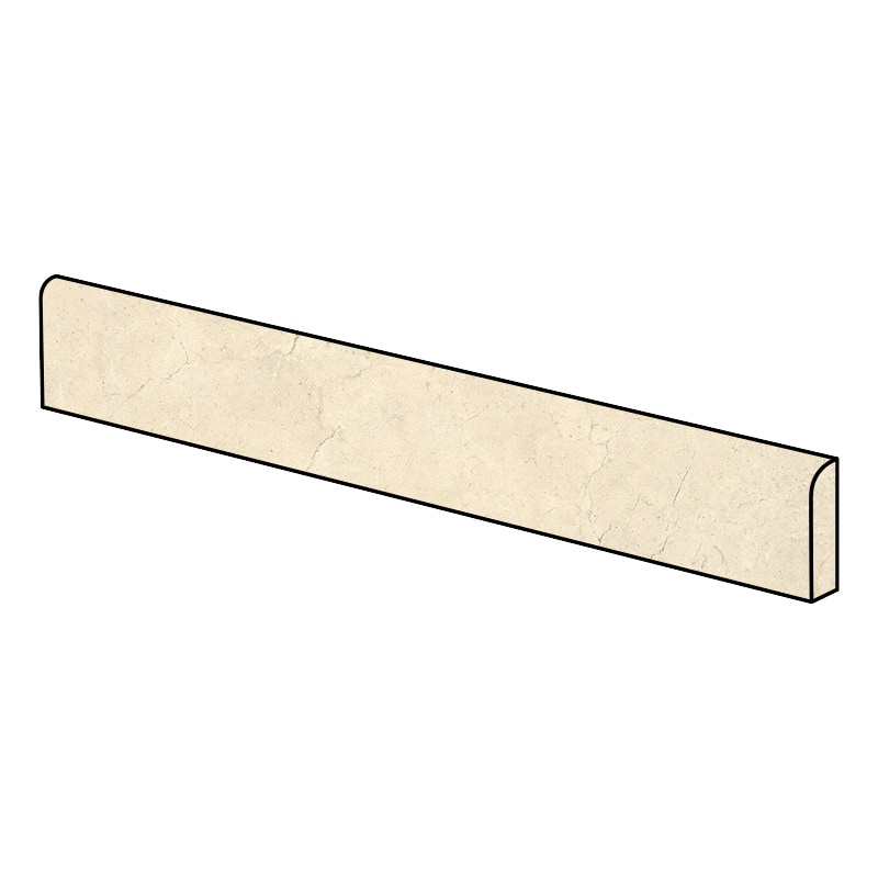 Kalkstein Optik Sockel Calcis Avorio 7 x 120 cm