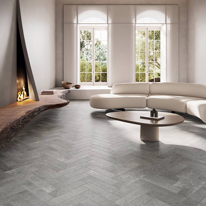 CIR Di Pietra Ardenne Grigio 10 x 40 cm Bodenfliese
