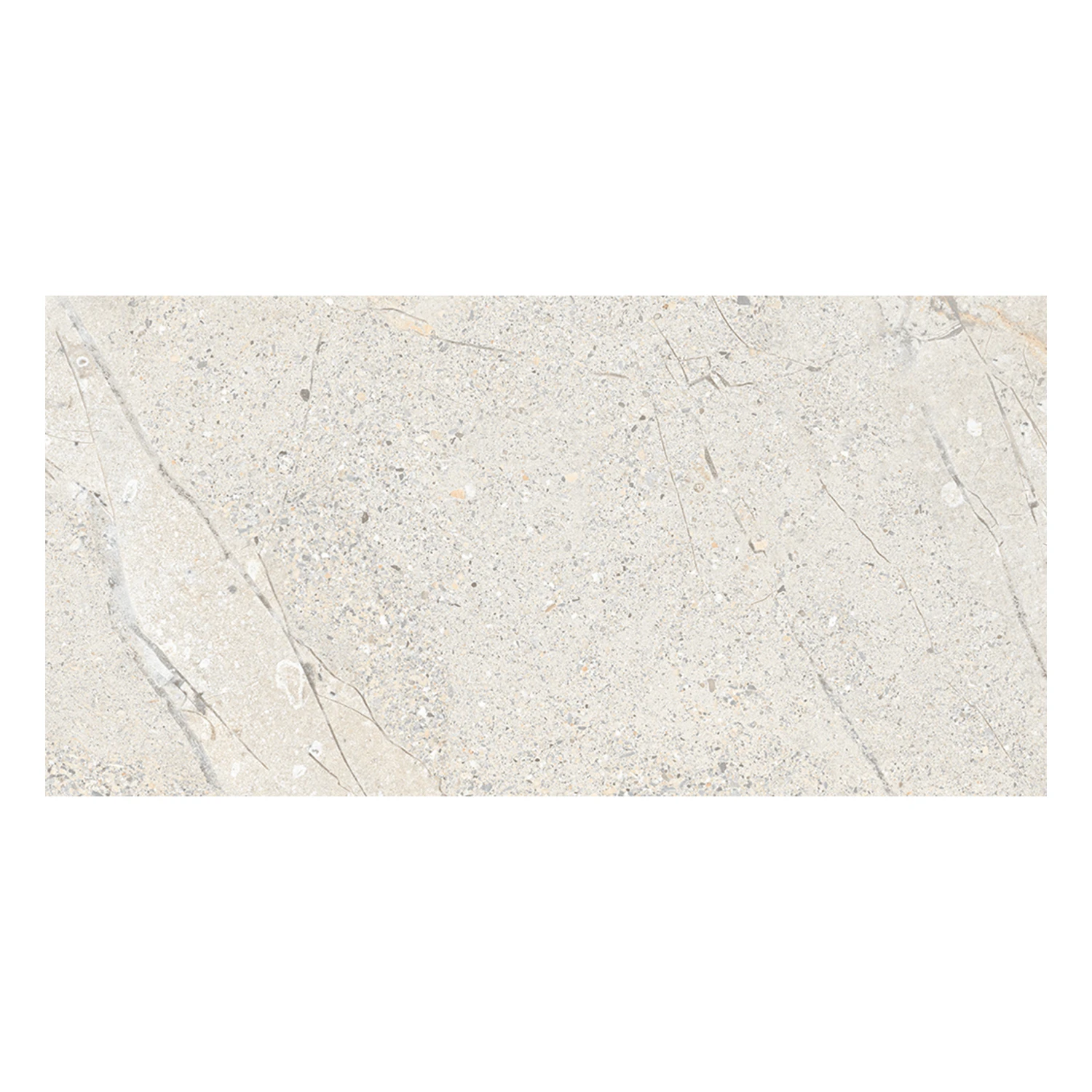 Steinoptik Fliese Crust Light Grey 30 x 60 cm