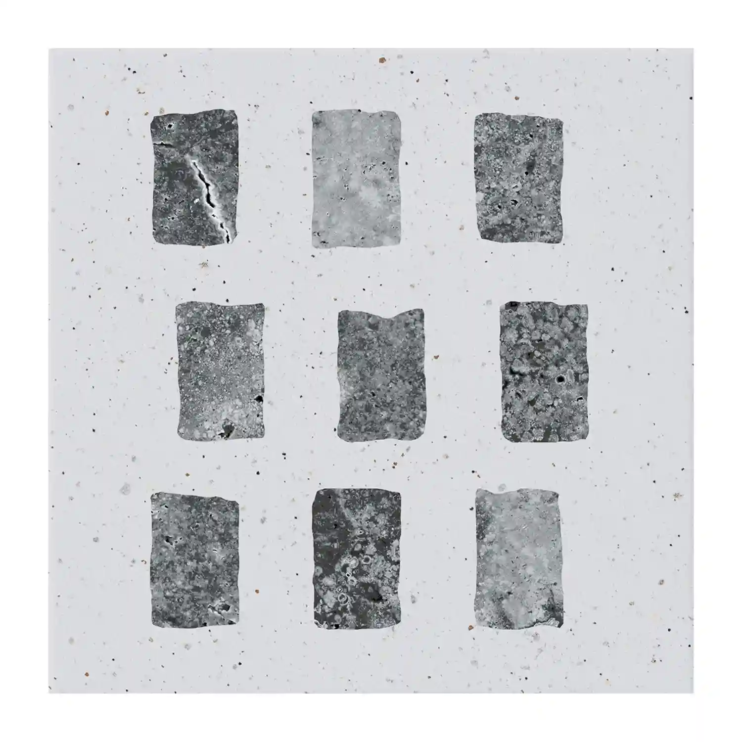 Fliese CIR Forever Color Gemstone White Mix 20 x 20 cm