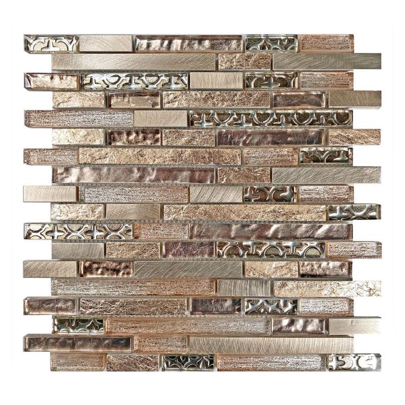 Brick Mix-OQF oro 1,5 cm Muretto Mosaikfliesen