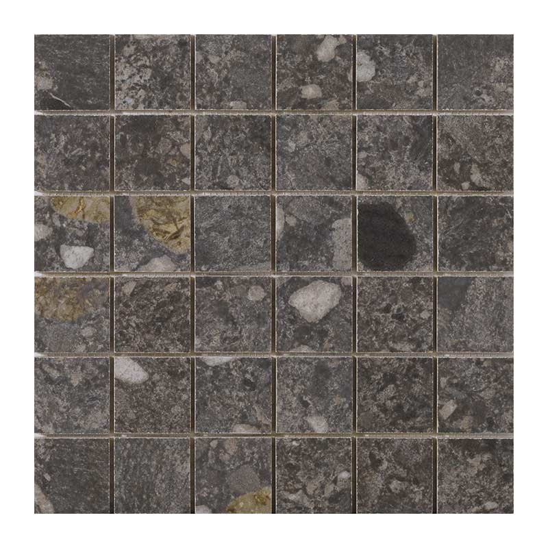 Cercom Ceppo di Gres Nero 5 x 5 cm Mosaikfliesen