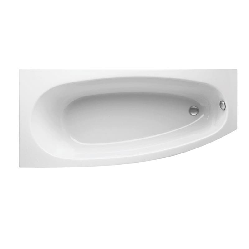 Bombax Raumspar Badewanne 170 x 75 x 45,5 cm Rechts