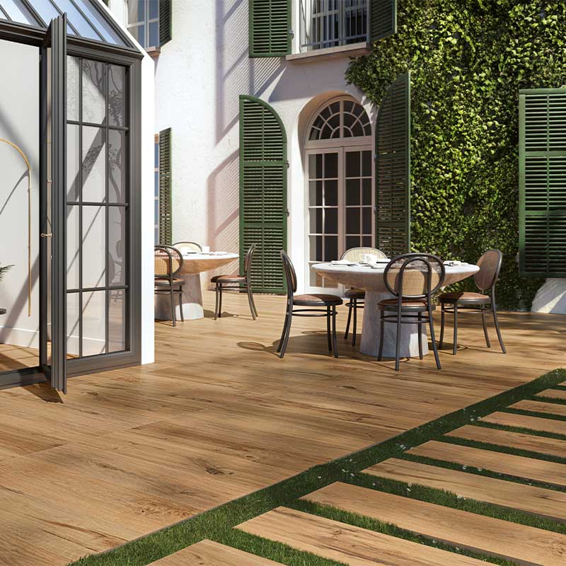 Serenissima I Roveri Rovere Antico Terrassenplatte 30 x 120 cm