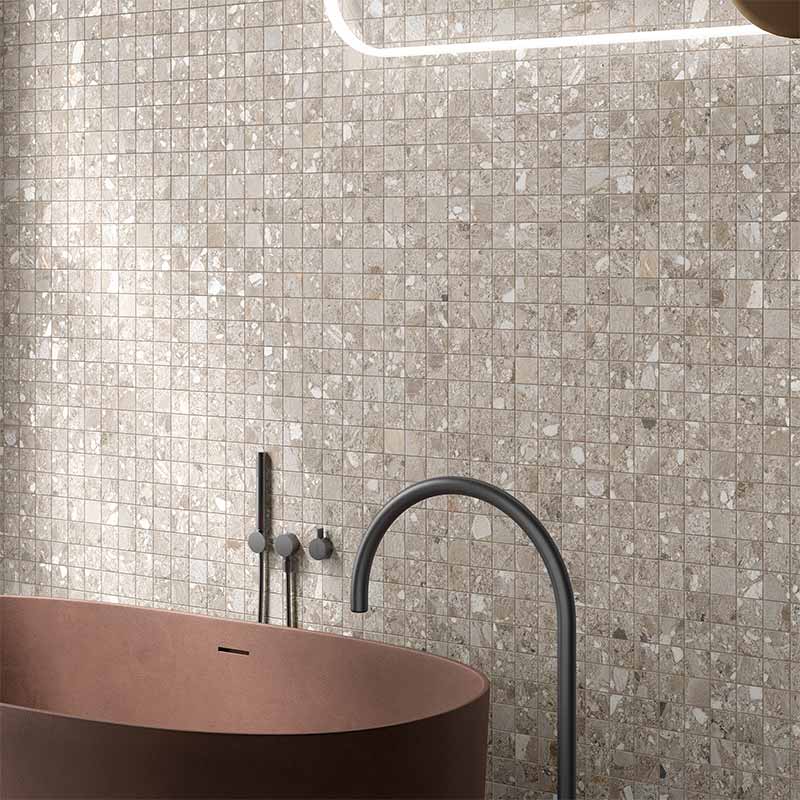 Cercom Ceppo di Gres Sabbia 5 x 5 cm Mosaikfliesen