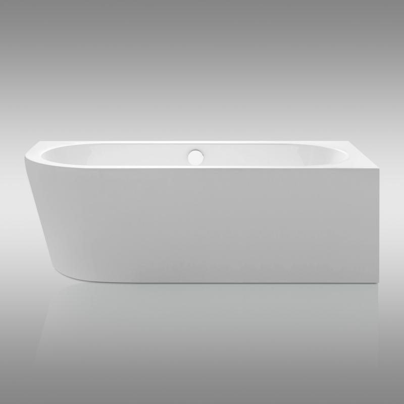 Repabad Livorno F oval Wand Badewanne Links 165 x 75 cm