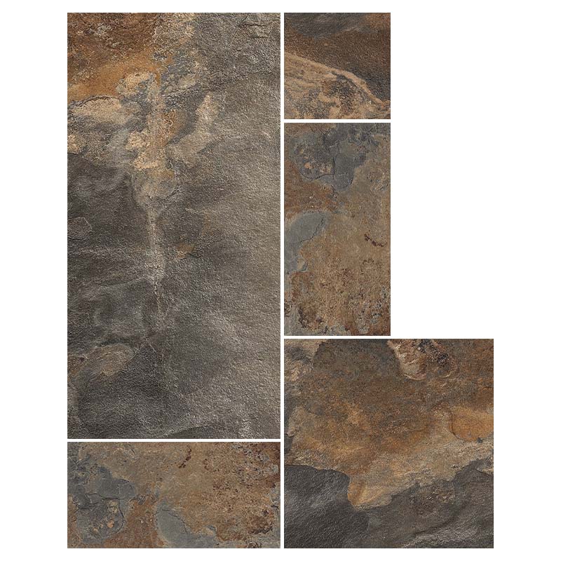 Römischer Verband Schieferoptik Slate Natural D