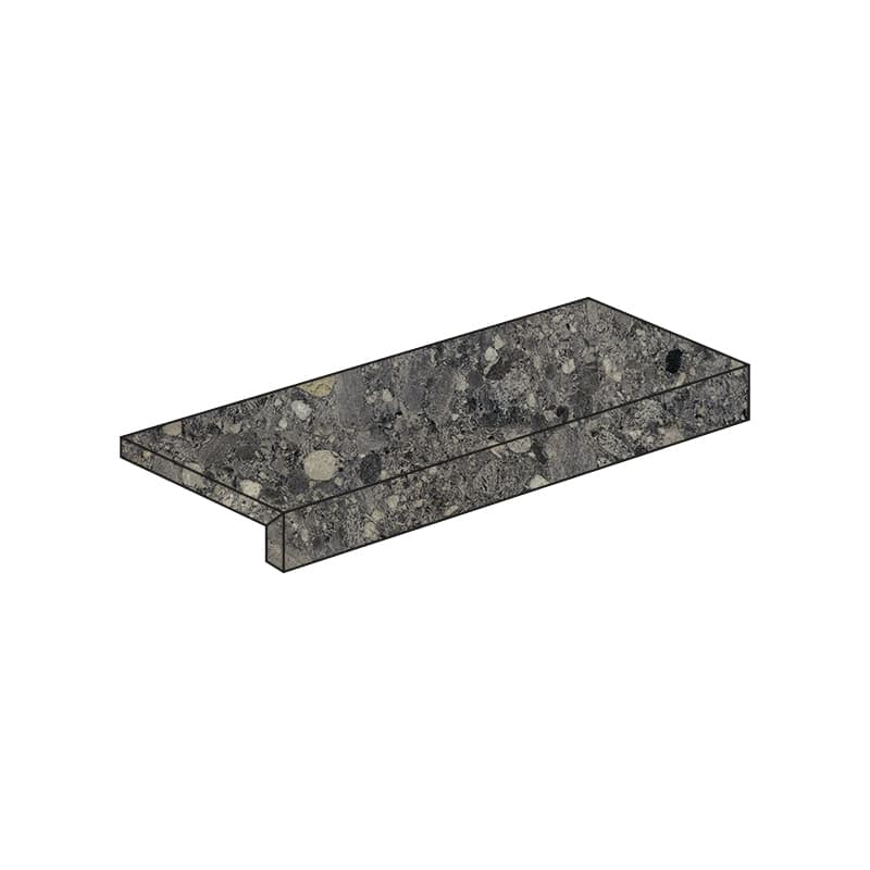 Cercom Ceppo di Gres Nero R11 L-Element 15 x 60 x 5 cm