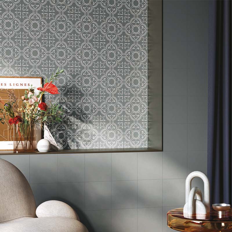 Retro Patchwork Fliese Twist Sky Evo 20 x 20 cm