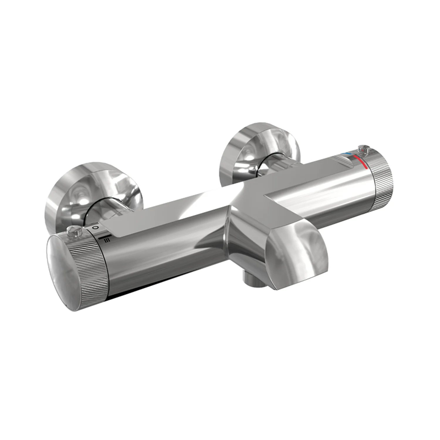HSK AquaXPro Aufputz-Sicherheits-Badewannen-Thermostat Rund
