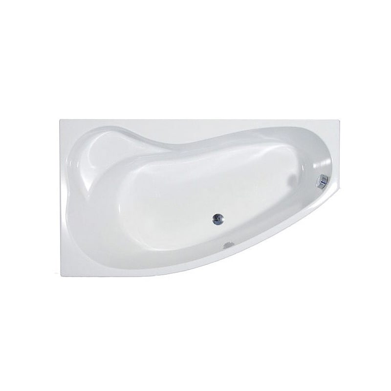 Caribia Minicorner Raumspar Badewanne 160 x 90 x 45 cm Links