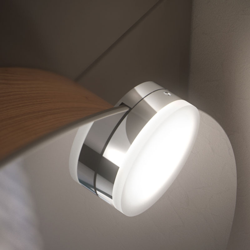 Linear XYZ LED Spiegelaufsteckleuchte Round