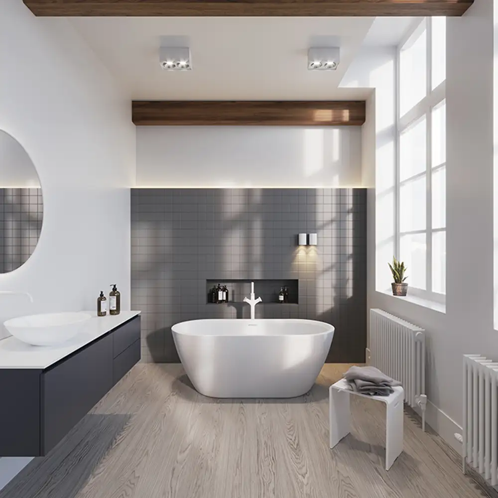 Riho Inspire freistehende Badewanne 160 x 75 cm