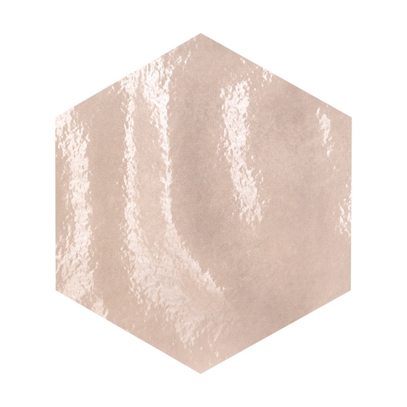 CIR Materia Prima Pink Velvet Esagona 24 x 27,7 cm Bodenfliese
