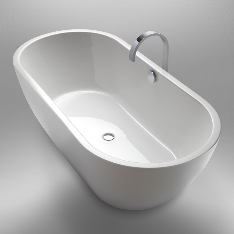 Repabad Livorno Oval freistehende Badewanne