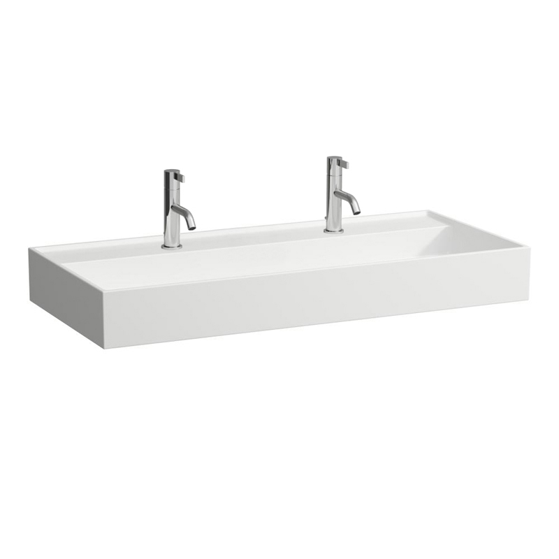 Laufen Kartell Aufsatzwaschtisch 100 x 46 cm geschliffen