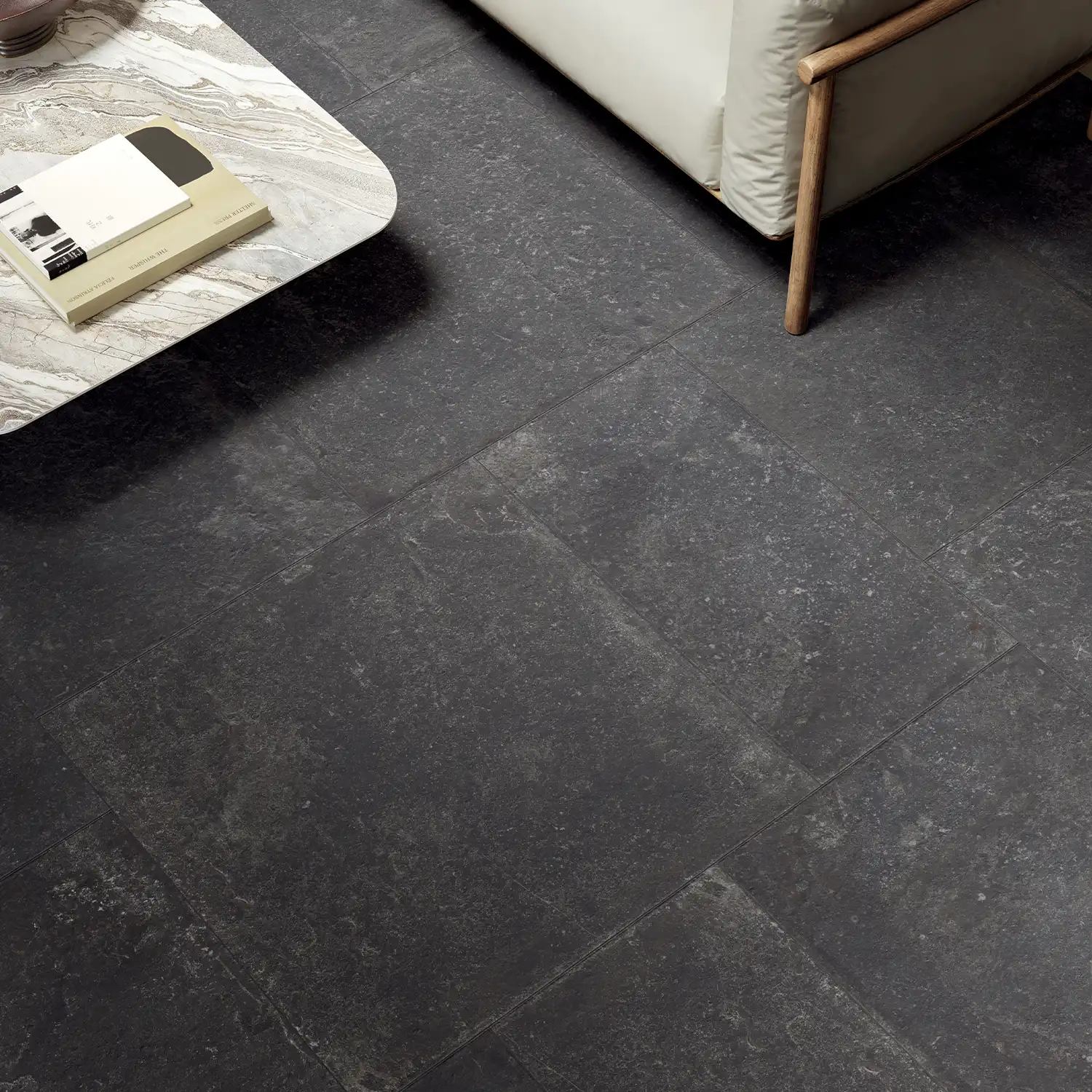 Rustikale Steinoptik Bodenfliese i-stone Dark 60 x 60 cm
